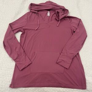 Heathmoor Lightweight Buttery Soft Hoodie Pink Long Sleeve S/M – EUC